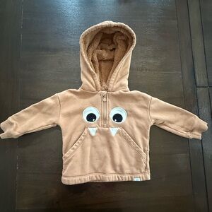 GAP Baby Toddler monster sweatshirt in Brown
